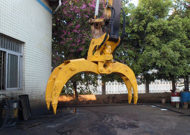 Komatsu PC200 Excavator Demolition Attachments Scrap Material Handling Large Load
