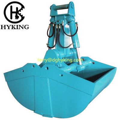 Hydraulic Clamshell Bucket for 15ton Excavator with 0.8m³ Capacity and 1 Year Warranty