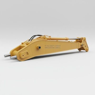 16000mm الطول الإجمالي ذراع الحفر بدون وزن مضاد مع 2300mm الطول المتوسط للحفر مصممة لمعدات الحفر